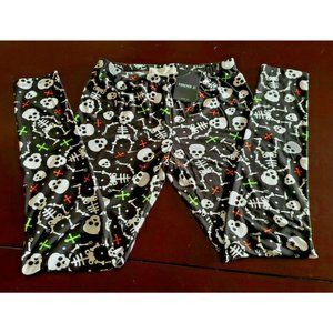Forever 21 Womens Skeleton Halloween Fall Print High-Rise Leggings NWT
